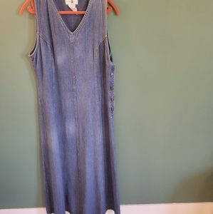 Vintage 90s denim cotton ginny dress